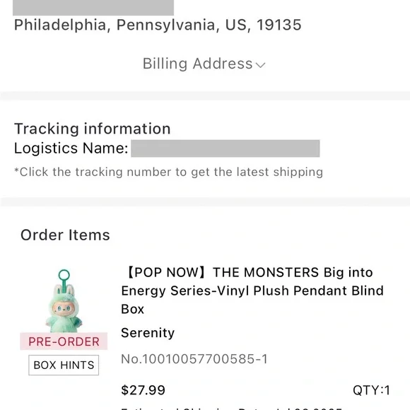 BIG INTO ENERGY- SERENITY LABUBU - Picture 8 of 8